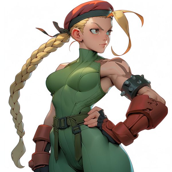 Cammy white from a popular fighting game